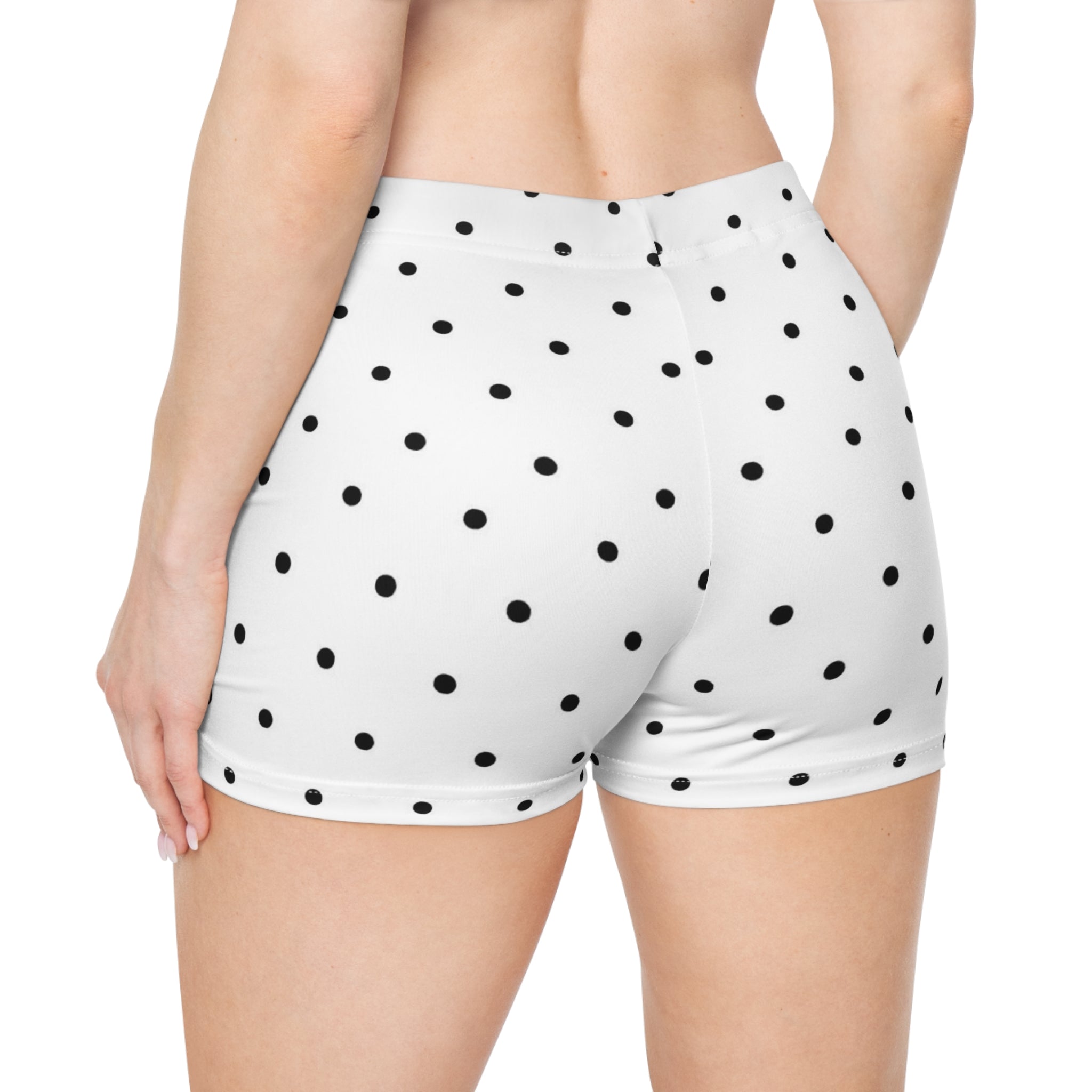 Polka Dot "83" Shortie Shorts
