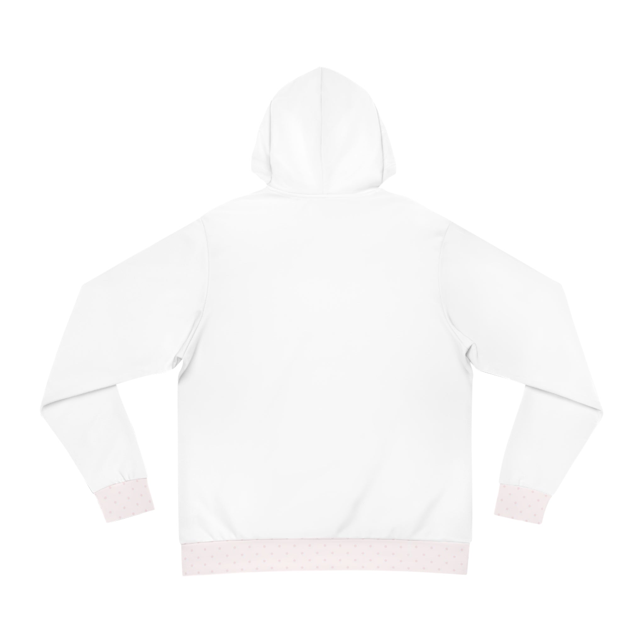 Pink Polka Dot Cuff Hoodie